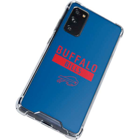 NFL Buffalo Bills Blue Performance Series Galaxy S20 FE Clear Case